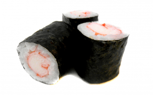 Mini maki sushi krab 6 stuks