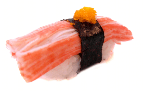 Nigiri sushi krab